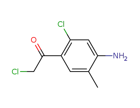 Molecular Structure of 108130-04-7 (Acetophenone, 4-amino-2,2-dichloro-5-methyl- (6CI))