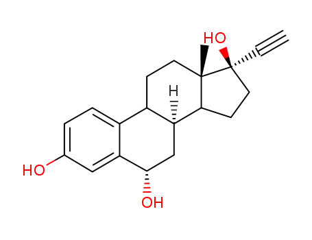 Molecular Structure of 27521-34-2 (6-α-Hydroxy Ethinylestradiol)