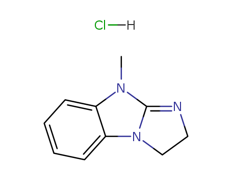 109753-62-0,9-methyl-2,9-dihydro-3H-imidazo[1,2-a]benzimidazole hydrochloride,3H-Imidazo[1,2-a]benzimidazole,2,9-dihydro-9-methyl-, monohydrochloride (9CI)