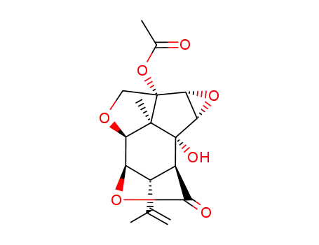 Molecular Structure of 108887-44-1 (13-O-Acetylcorianin)