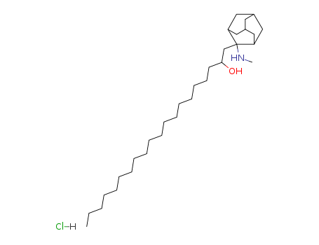 108736-90-9,1-[2-(methylamino)tricyclo[3.3.1.1~3,7~]dec-2-yl]icosan-2-ol hydrochloride,Tricyclo[3.3.1.13,7]decane-2-ethanol,2-(methylamino)-a-octadecyl-,hydrochloride (9CI)