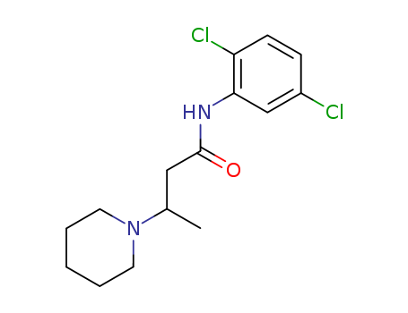108839-71-0,N-(2,5-dichlorophenyl)-3-piperidin-1-ylbutanamide,1-Piperidinepropionanilide,2',5'-dichloro-b-methyl-(6CI)