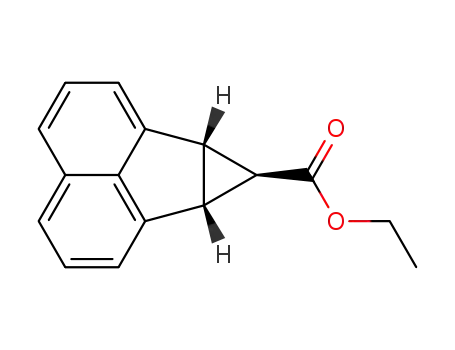 Molecular Structure of 109475-21-0 (6B,7A-DIHYDRO-7H-CYCLOPROP[A]ACENAPHTHYLENE-7-CARBOXYLIC ACID ETHYL ESTER)