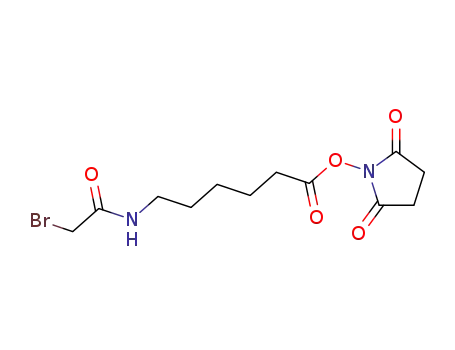 Molecular Structure of 109880-16-2 (Succinimidyl-6-(bromoacetamido)caproate)