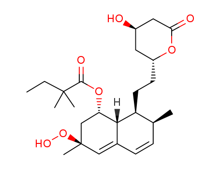 2,2-DiMethylbutanoic Acid (1S,3S,7S,8S,8aR)-1,2,3,7,8,8a-Hexahydro-3-hydroperoxy-3,7-diMethyl-8-[2-[(2R,4R)-tetrahydro-4-hydroxy-6-oxo-2H-pyran-2-yl]ethyl]-1-naphthalenyl Ester