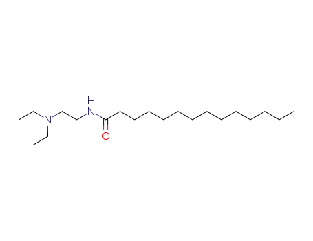 Molecular Structure of 109935-18-4 (N-[2-(diethylamino)ethyl]tetradecanamide)