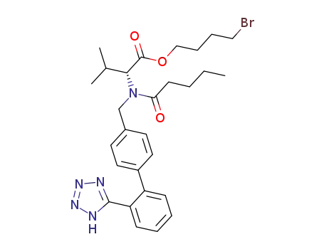 (R)-4-bromobutyl 2-(N-((2'-(1H-tetrazol-5-yl)biphenyl-4-yl)methyl)pentanamido)-3-methylbutanoate