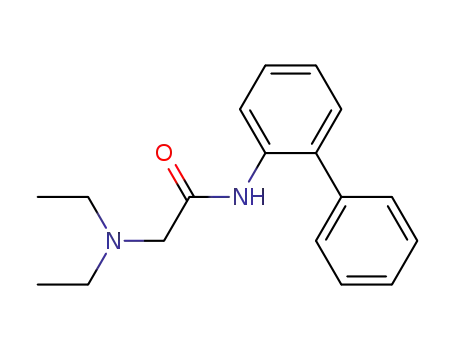 Molecular Structure of 109555-53-5 (2-diethylamino-N-(2-phenylphenyl)acetamide)