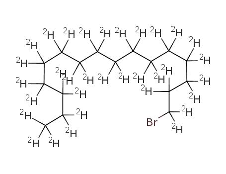 Molecular Structure of 284474-41-5 (1-BROMOHEXADECANE-D33)