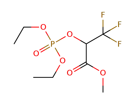 Molecular Structure of 108682-51-5 (methyl 2-[(diethoxyphosphoryl)oxy]-3,3,3-trifluoropropanoate)