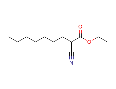 Molecular Structure of 1114-73-4 (2-Cyanononanoic acid ethyl ester)