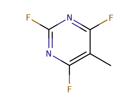 Molecular Structure of 18260-60-1 (2,4,6-TRIFLUORO-5-METHYLPYRIMIDINE)