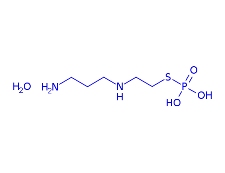 Molecular Structure of 112901-68-5 (2-(3-Aminopropylamino)ethylsulfanylphosphonic acid trihydrate)