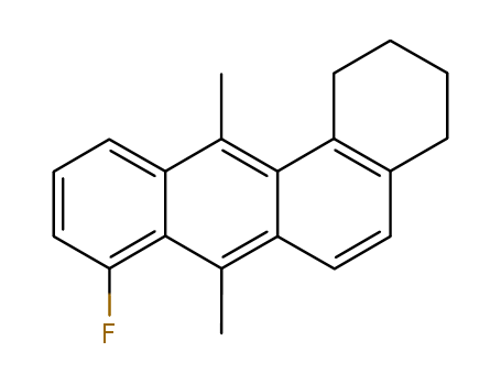 111771-09-6,8-fluoro-7,12-dimethyl-1,2,3,4-tetrahydrotetraphene,