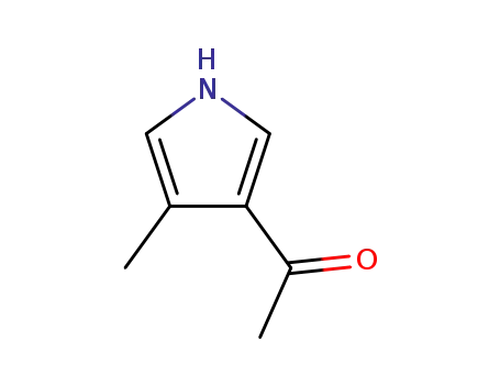 Molecular Structure of 18818-30-9 (1-(4-Methyl-1H-pyrrol-3-yl)ethanone)