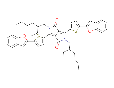 3,6-bis(5-(benzofuran-2-yl)thiophen-2-yl)-2,5-bis(2-ethylhexyl)pyrrolo[3,4-c]pyrrole-1,4(2H,5H)-dione
