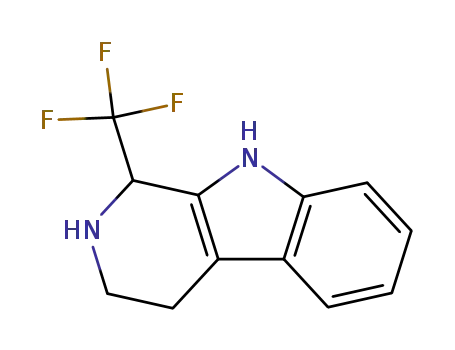 Molecular Structure of 112037-78-2 (1-TRIFLUOROMETHYL-2,3,4,9-TETRAHYDRO-1H-B-CARBOLINE)