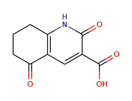 Molecular Structure of 106551-76-2 (2,5-DIOXO-1,2,5,6,7,8-HEXAHYDROQUINOLINE-3-CARBOXYLIC ACID)