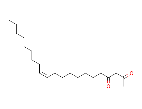 Molecular Structure of 112-09-4 ((Z)-12-Henicosene-2,4-dione)