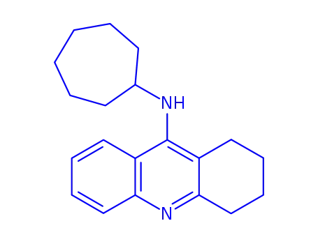 Molecular Structure of 113106-23-3 (N-cycloheptyl-1,2,3,4-tetrahydroacridin-9-amine)