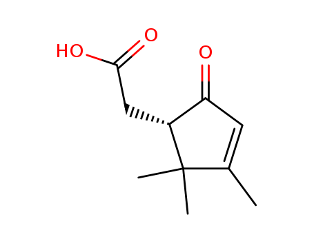 2-OXO-DELTA(3)-4,5,5-TRIMETHYLCYCLOPENTENYLACETIC ACID