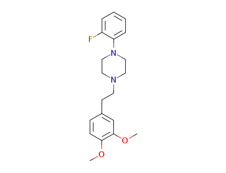 1243-34-1,1-[2-(3,4-dimethoxyphenyl)ethyl]-4-(2-fluorophenyl)piperazine,Piperazine,1-(3,4-dimethoxyphenethyl)-4-(o-fluorophenyl)- (7CI,8CI)