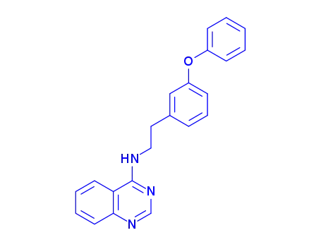 Molecular Structure of 124427-65-2 (N-[2-(3-phenoxyphenyl)ethyl]quinazolin-4-amine)