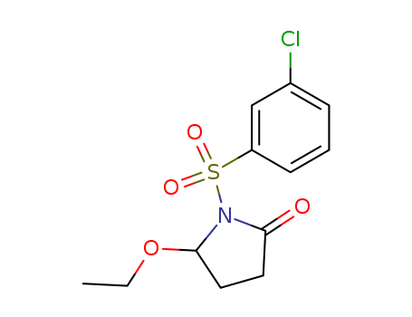 2-Pyrrolidinone,1-[(3-chlorophenyl)sulfonyl]-5-ethoxy-