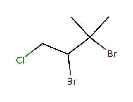 Molecular Structure of 111712-51-7 (2,3-dibromo-1-chloro-3-methylbutane)