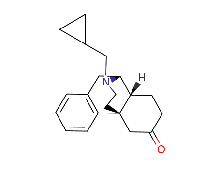 Molecular Structure of 112246-80-7 (N-cyclopropylmethylmorphinan-6-one)
