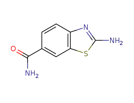 Molecular Structure of 111962-90-4 (6-Benzothiazolecarboxamide,2-amino-(9CI))