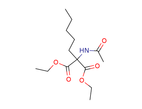 Propanedioic acid,2-(acetylamino)-2-pentyl-, 1,3-diethyl ester