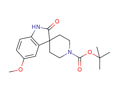 Spiro[3H-indole-3,4'-piperidine]-1'-carboxylicacid,1,2-dihydro-5-methoxy-2-oxo-,1,1-dimethylethyl ester