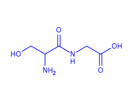 Glycine, N-D-seryl- (9CI)