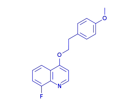 124533-91-1,8-fluoro-4-[2-(4-methoxyphenyl)ethoxy]quinoline,