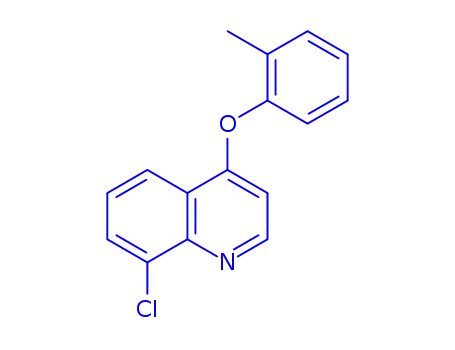 Molecular Structure of 124496-00-0 (8-chloro-4-(2-methylphenoxy)quinoline)