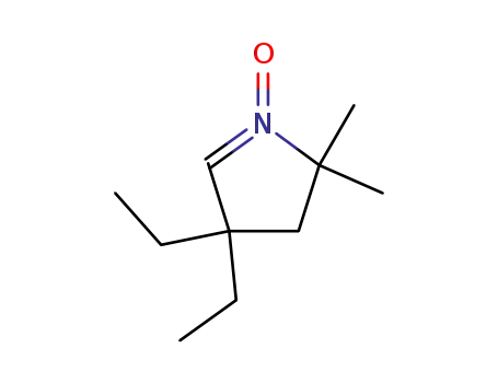 Molecular Structure of 111904-11-1 (3,3-diethyl-5,5-dimethylpyrroline 1-oxide)