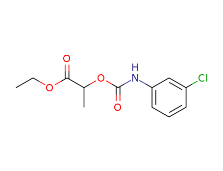 Propanoic acid,2-[[[(3-chlorophenyl)amino]carbonyl]oxy]-, ethyl ester cas  1149-42-4