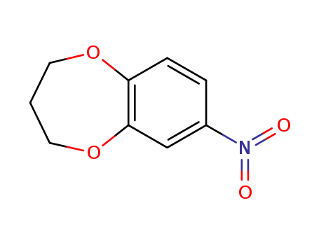 Molecular Structure of 78288-94-5 (7-Nitro-3,4-dihydro-2H-1,5-benzodioxepine)