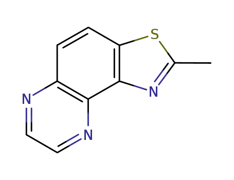 Molecular Structure of 114382-32-0 (Thiazolo[4,5-f]quinoxaline, 2-methyl- (6CI))