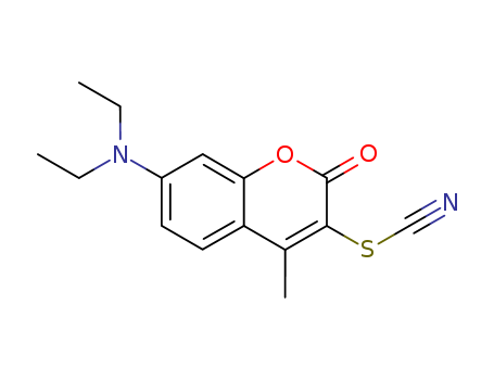Thiocyanic acid, 7-(diethylamino)-4-methyl-2-oxo-2H-1-benzopyran-3-ylester
