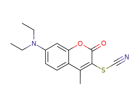 Molecular Structure of 114171-77-6 (7-diethylamino-4-methyl-3-thiocyanato-chromen-2-one)