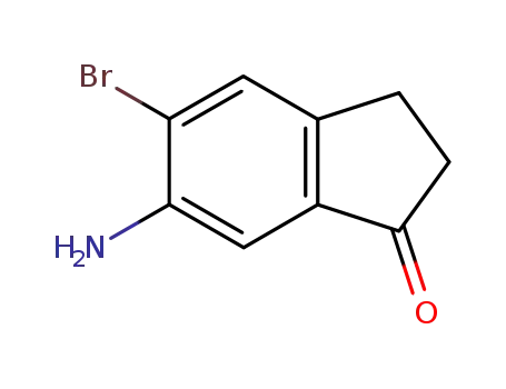6-Amino-5-bromo-2,3-dihydro-1H-inden-1-one