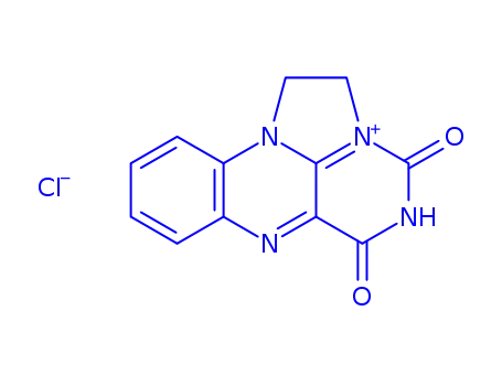 4,6-Dioxo-2,4,5,6-tetrahydro-1H-benzo[g]imidazo[1,2,3-ij]pteridin-12-ium chloride