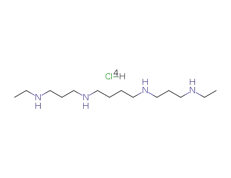Molecular Structure of 113812-15-0 (N1,N12-DIETHYLSPERMINE TETRAHYDROCHLORIDE)