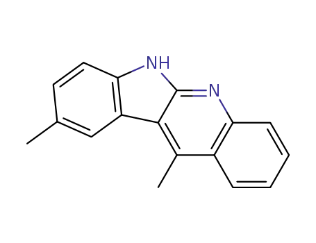 Molecular Structure of 132461-45-1 (3,5-Dimethyl-11H-10,11-diaza-benzo[b]fluorene)