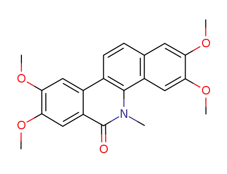 Benzo(c)phenanthridin-6(5H)-one, 5-methyl-2,3,8,9-tetramethoxy-
