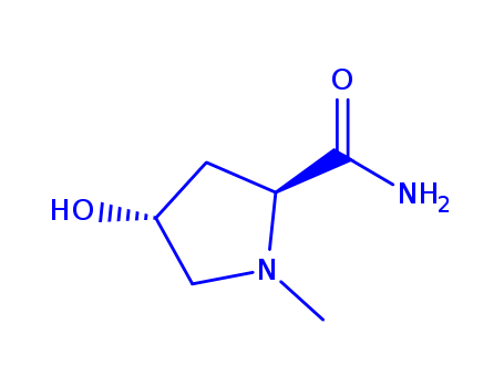 2-PYRROLIDINECARBOXAMIDE,4-HYDROXY-1-METHYL-,(2S-TRANS)-