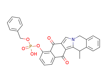 114517-02-1,Fosquidone,Benz[5,6]isoindolo[2,1-b]isoquinoline,phosphoric acid deriv.; Fosquidone; GR 63178K; GR 63178X; NSC 611615