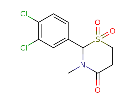 Molecular Structure of 5571-97-1 (Dichlormezanone)